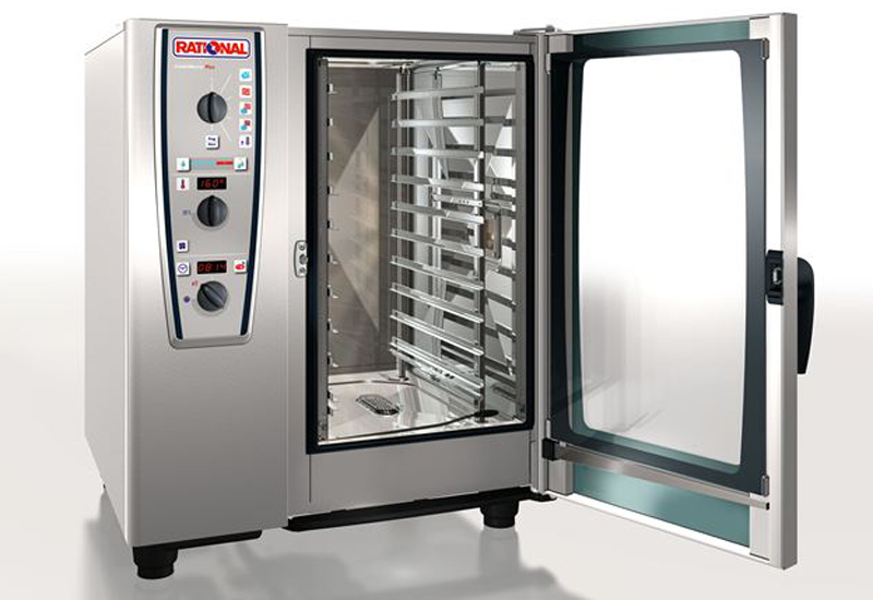 Rational manual combi oven 28% smaller
